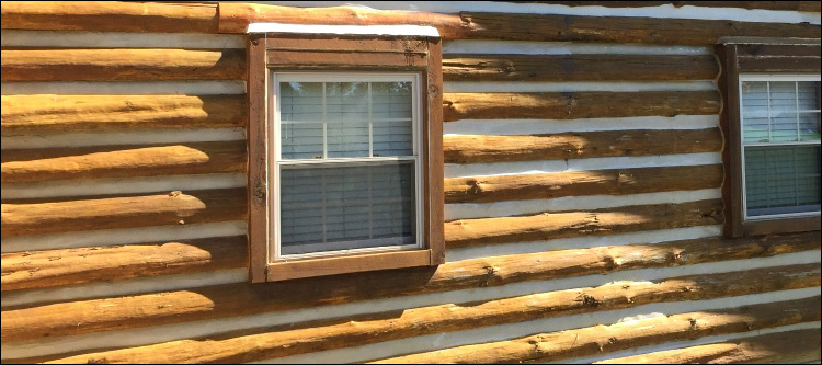 Log Home Whole Log Replacement  Lee County, Virginia