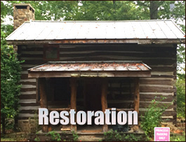Historic Log Cabin Restoration  Lee County, Virginia